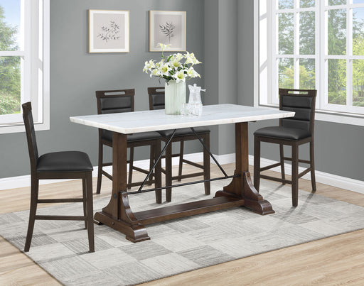 Aldrich 5 Pc Counter Height Dining Set - Imperial Furniture (Las Vegas, NV) - Multi Location