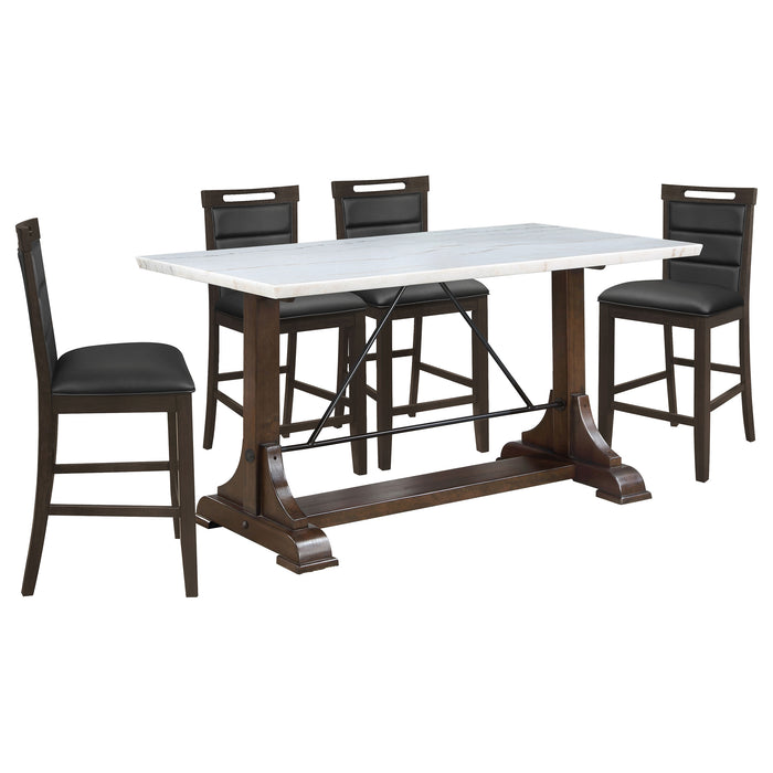Aldrich 5 Pc Counter Height Dining Set - Imperial Furniture (Las Vegas, NV) - Multi Location