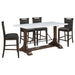 Aldrich 5 Pc Counter Height Dining Set - Imperial Furniture (Las Vegas, NV) - Multi Location