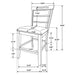 Aldrich 5 Pc Counter Height Dining Set - Imperial Furniture (Las Vegas, NV) - Multi Location