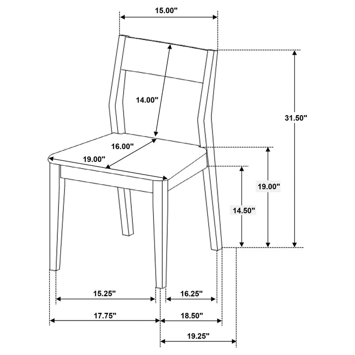 Almonte 5 Pc Dining Set - Imperial Furniture (Las Vegas, NV) - Multi Location