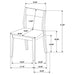Almonte 5 Pc Dining Set - Imperial Furniture (Las Vegas, NV) - Multi Location