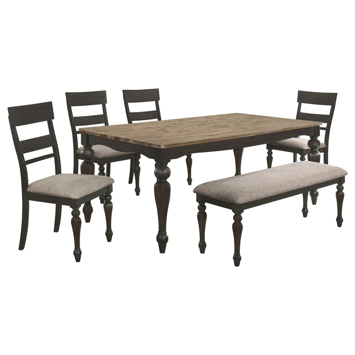 Bridget 6 Pc Dining Set - Imperial Furniture (Las Vegas, NV) - Multi Location