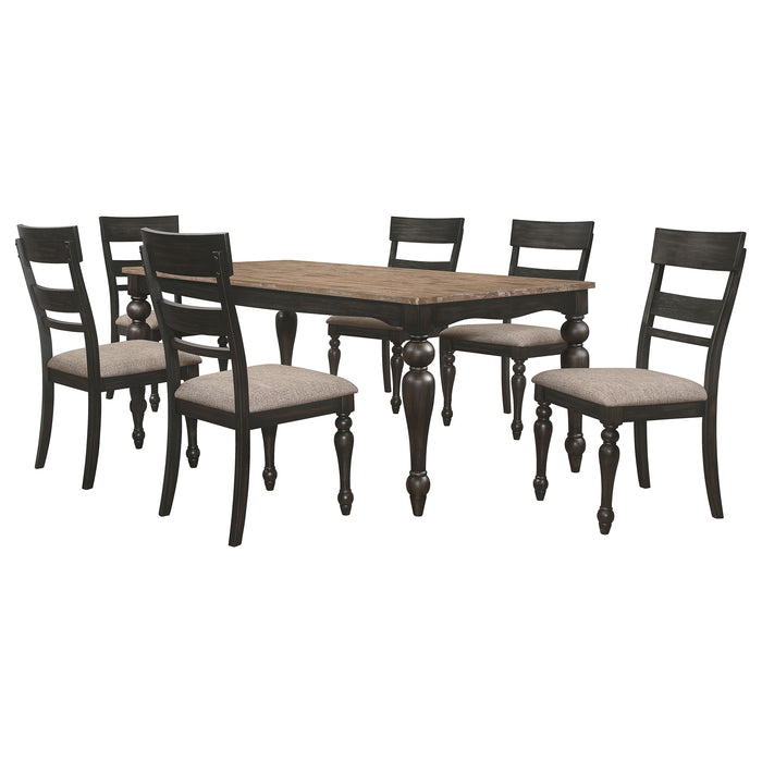 Bridget 7 Pc Dining Set - Imperial Furniture (Las Vegas, NV) - Multi Location