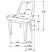Castlewood 5 Pc Dining Set - Imperial Furniture (Las Vegas, NV) - Multi Location