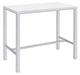Natividad 5-piece Bar Set White High Gloss and Chrome - Imperial Furniture (Las Vegas, NV) - Multi Location