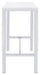 Natividad 5-piece Bar Set White High Gloss and Chrome - Imperial Furniture (Las Vegas, NV) - Multi Location