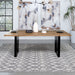 Bradshaw Rectangular Live Edge Dining Table Natural Acacia and Black - Imperial Furniture (Las Vegas, NV) - Multi Location