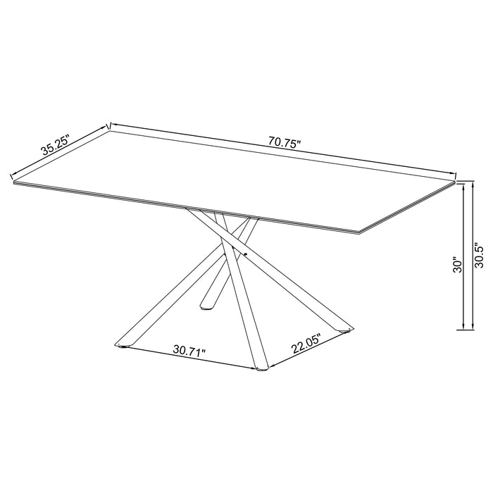 Carvell Dining Table - Imperial Furniture (Las Vegas, NV) - Multi Location