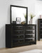 Briana Rectangular 8-drawer Dresser Black - Imperial Furniture (Las Vegas, NV) - Multi Location