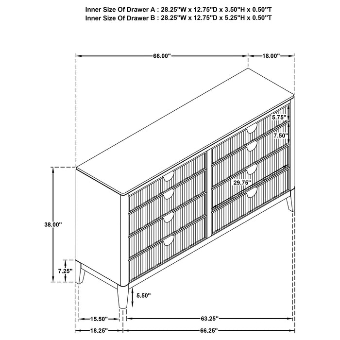 Brookmead Dresser - Imperial Furniture (Las Vegas, NV) - Multi Location