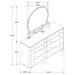 Arini Dresser With Mirror - Imperial Furniture (Las Vegas, NV) - Multi Location