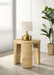 Artina Woven Rattan Round End Table Natural Brown - Imperial Furniture (Las Vegas, NV) - Multi Location