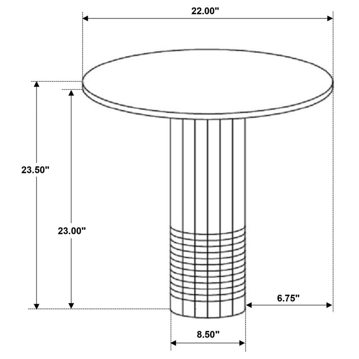 Astoria End & Side Table - Imperial Furniture (Las Vegas, NV) - Multi Location