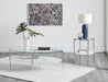 Cadee Round Glass Top End Table Clear and Chrome - Imperial Furniture (Las Vegas, NV) - Multi Location
