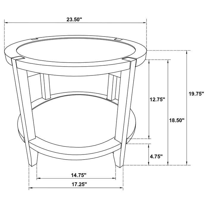 Camillo End & Side Table - Imperial Furniture (Las Vegas, NV) - Multi Location