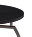Dacre Round End Table Dark Grey and Black Nickel - Imperial Furniture (Las Vegas, NV) - Multi Location