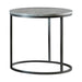 Lainey Faux Marble Round Top End Table Grey and Gunmetal - Imperial Furniture (Las Vegas, NV) - Multi Location