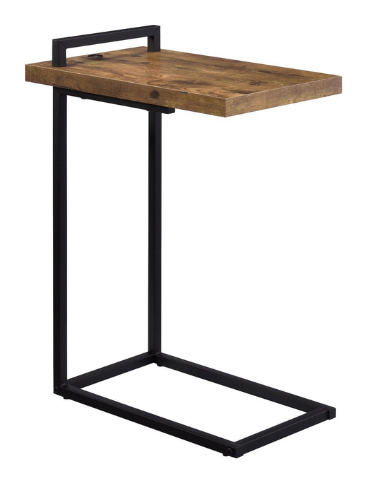 Maxwell C-shaped Accent Table with USB Charging Port - Imperial Furniture (Las Vegas, NV) - Multi Location