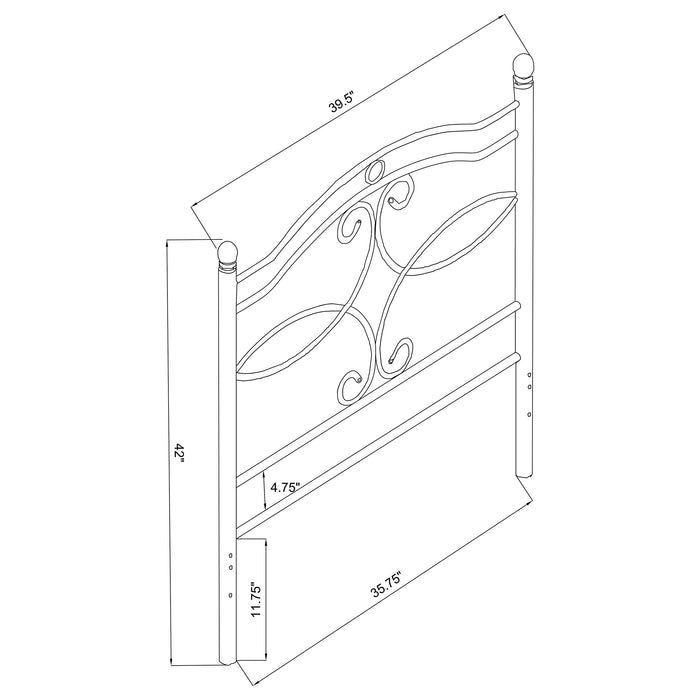 Callie Twin Headboard - Imperial Furniture (Las Vegas, NV) - Multi Location