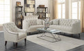Avonlea Upholstered Tufted Living Room Set Grey - Imperial Furniture (Las Vegas, NV) - Multi Location
