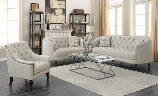 Avonlea Upholstered Tufted Living Room Set Grey - Imperial Furniture (Las Vegas, NV) - Multi Location