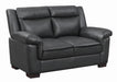 Arabella Pillow Top Upholstered Loveseat Grey - Imperial Furniture (Las Vegas, NV) - Multi Location