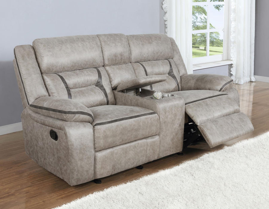 Greer Upholstered Tufted Back Glider Loveseat - Imperial Furniture (Las Vegas, NV) - Multi Location