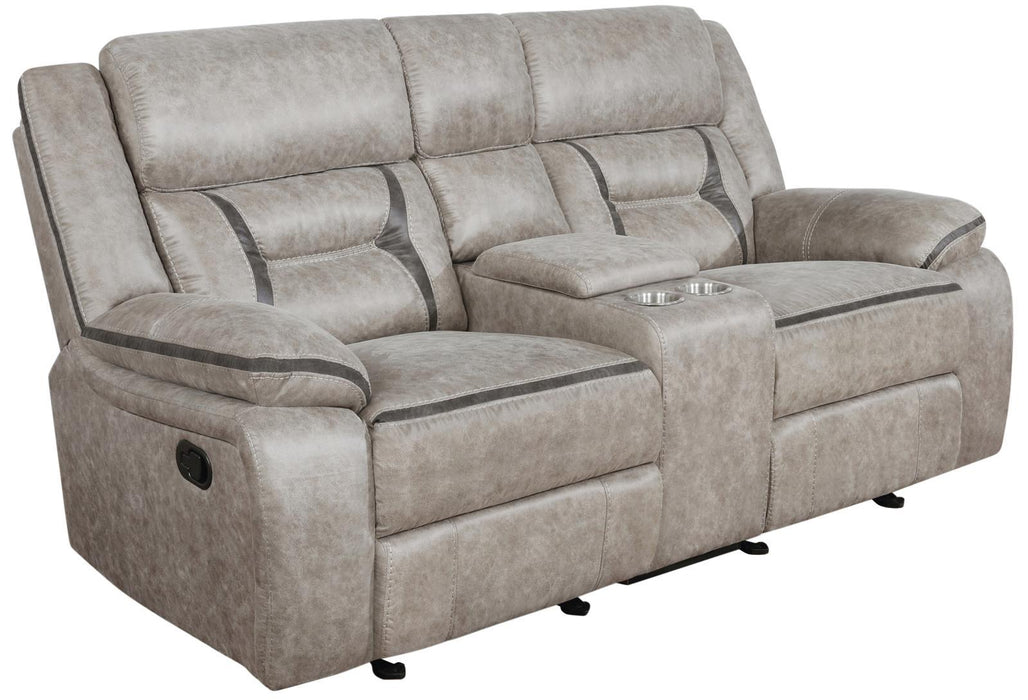 Greer Upholstered Tufted Back Glider Loveseat - Imperial Furniture (Las Vegas, NV) - Multi Location