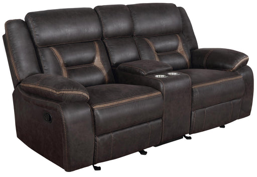 Greer Upholstered Tufted Back Glider Loveseat - Imperial Furniture (Las Vegas, NV) - Multi Location