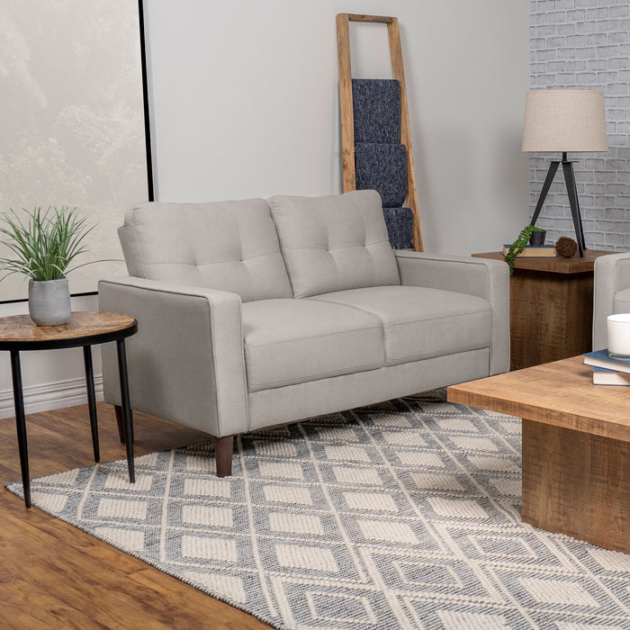 Bowen Upholstered Track Arms Tufted Loveseat - Imperial Furniture (Las Vegas, NV) - Multi Location
