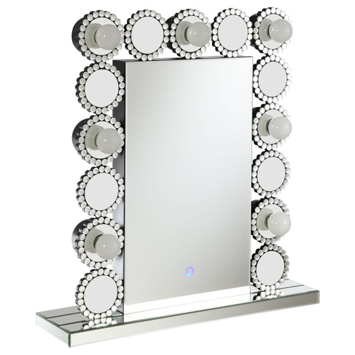 Aghes Rectangular Table Mirror with LED Lighting Mirror - Imperial Furniture (Las Vegas, NV) - Multi Location