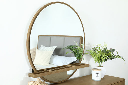 Arini Round Dresser Mirror Sand Wash - Imperial Furniture (Las Vegas, NV) - Multi Location