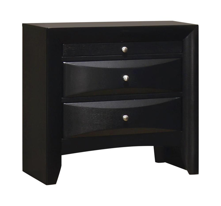 Briana Rectangular 2-drawer Nightstand Black - Imperial Furniture (Las Vegas, NV) - Multi Location