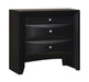 Briana Rectangular 2-drawer Nightstand Black - Imperial Furniture (Las Vegas, NV) - Multi Location