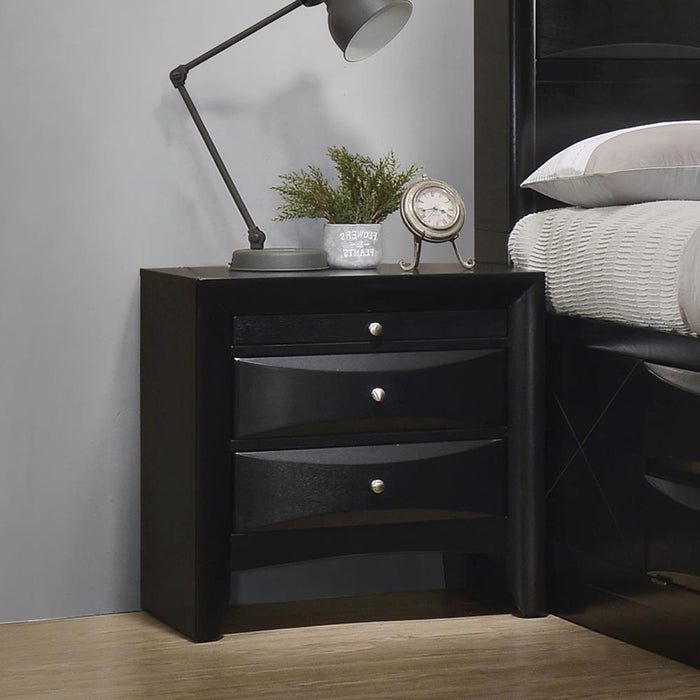 Briana Rectangular 2-drawer Nightstand Black - Imperial Furniture (Las Vegas, NV) - Multi Location