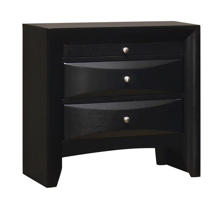 Briana Rectangular 2-drawer Nightstand Black - Imperial Furniture (Las Vegas, NV) - Multi Location