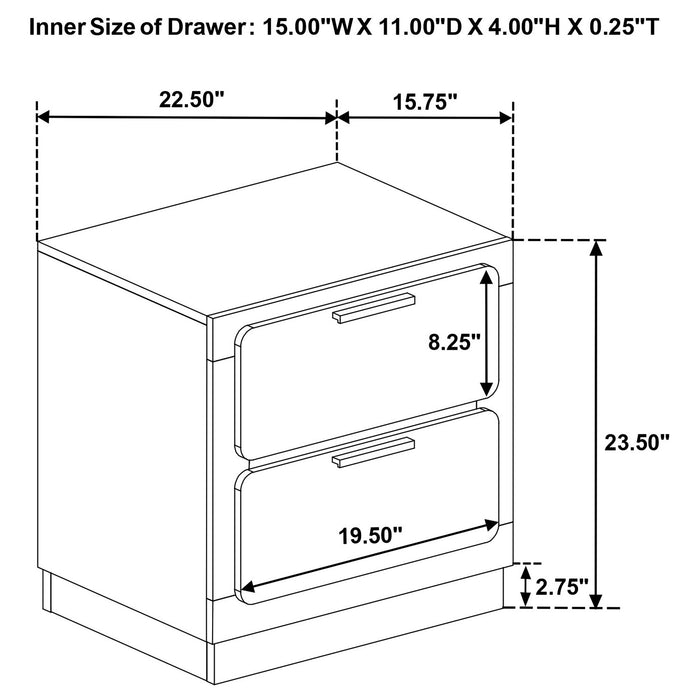 Caraway Nightstand - Imperial Furniture (Las Vegas, NV) - Multi Location