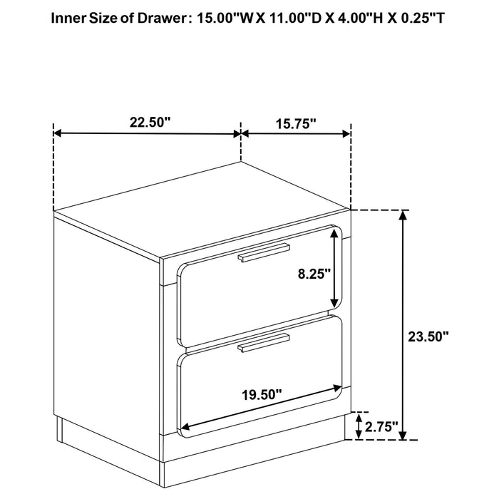 Caraway Nightstand - Imperial Furniture (Las Vegas, NV) - Multi Location