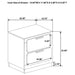 Caraway Nightstand - Imperial Furniture (Las Vegas, NV) - Multi Location