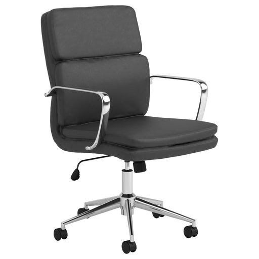 Ximena Standard Back Upholstered Office Chair Black - Imperial Furniture (Las Vegas, NV) - Multi Location