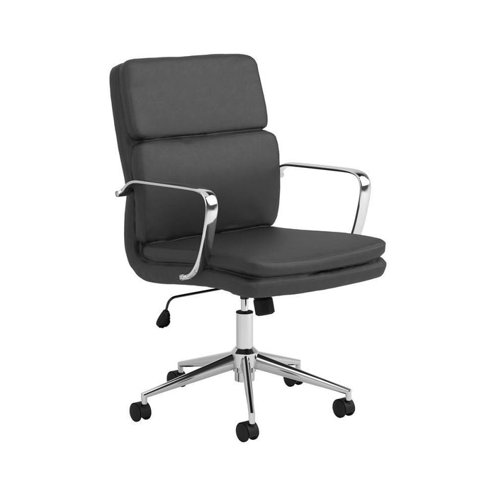 Ximena Standard Back Upholstered Office Chair Black - Imperial Furniture (Las Vegas, NV) - Multi Location