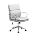 Ximena Standard Back Upholstered Office Chair White - Imperial Furniture (Las Vegas, NV) - Multi Location