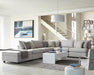 Cambria Upholstered Square Storage Ottoman Grey - Imperial Furniture (Las Vegas, NV) - Multi Location