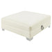 Chaviano Upholstered Ottoman Pearl White - Imperial Furniture (Las Vegas, NV) - Multi Location