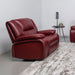 Camila Upholstered Glider Recliner Chair Red Faux Leather - Imperial Furniture (Las Vegas, NV) - Multi Location
