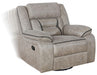 Greer Upholstered Tufted Back Glider Recliner - Imperial Furniture (Las Vegas, NV) - Multi Location