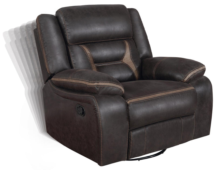 Greer Upholstered Tufted Back Glider Recliner - Imperial Furniture (Las Vegas, NV) - Multi Location