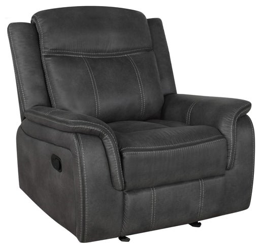 Lawrence Upholstered Tufted Back Glider Recliner - Imperial Furniture (Las Vegas, NV) - Multi Location
