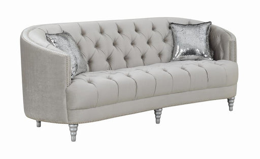 Avonlea Sloped Arm Tufted Sofa Grey - Imperial Furniture (Las Vegas, NV) - Multi Location